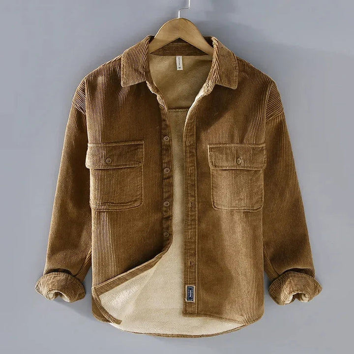 Drune | Fleecegefütterte Cordjacke