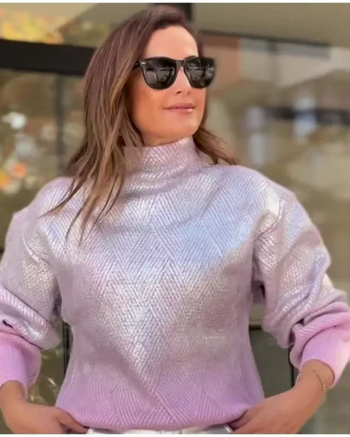 Drune | Funkelnder Gradient Strickpullover