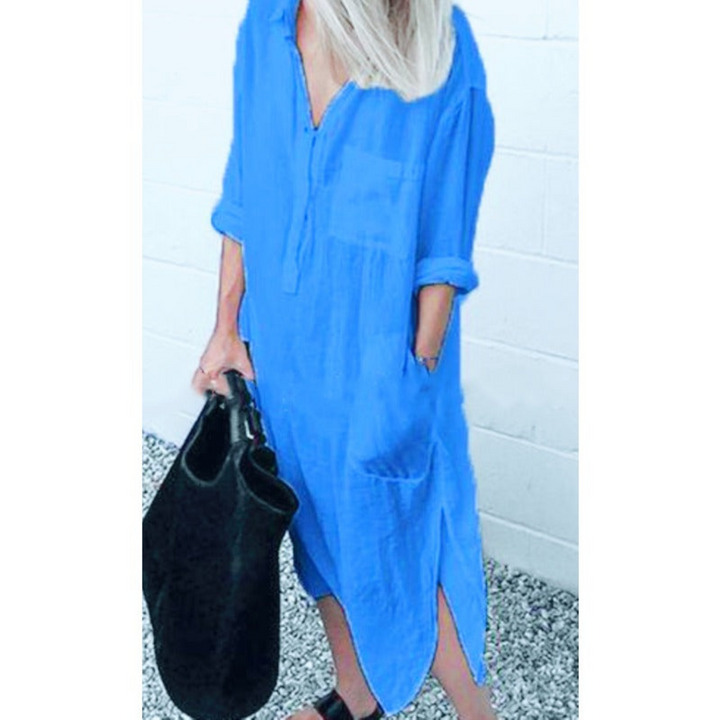 Drune | stilvolles und bequemes langes Sommerkleid