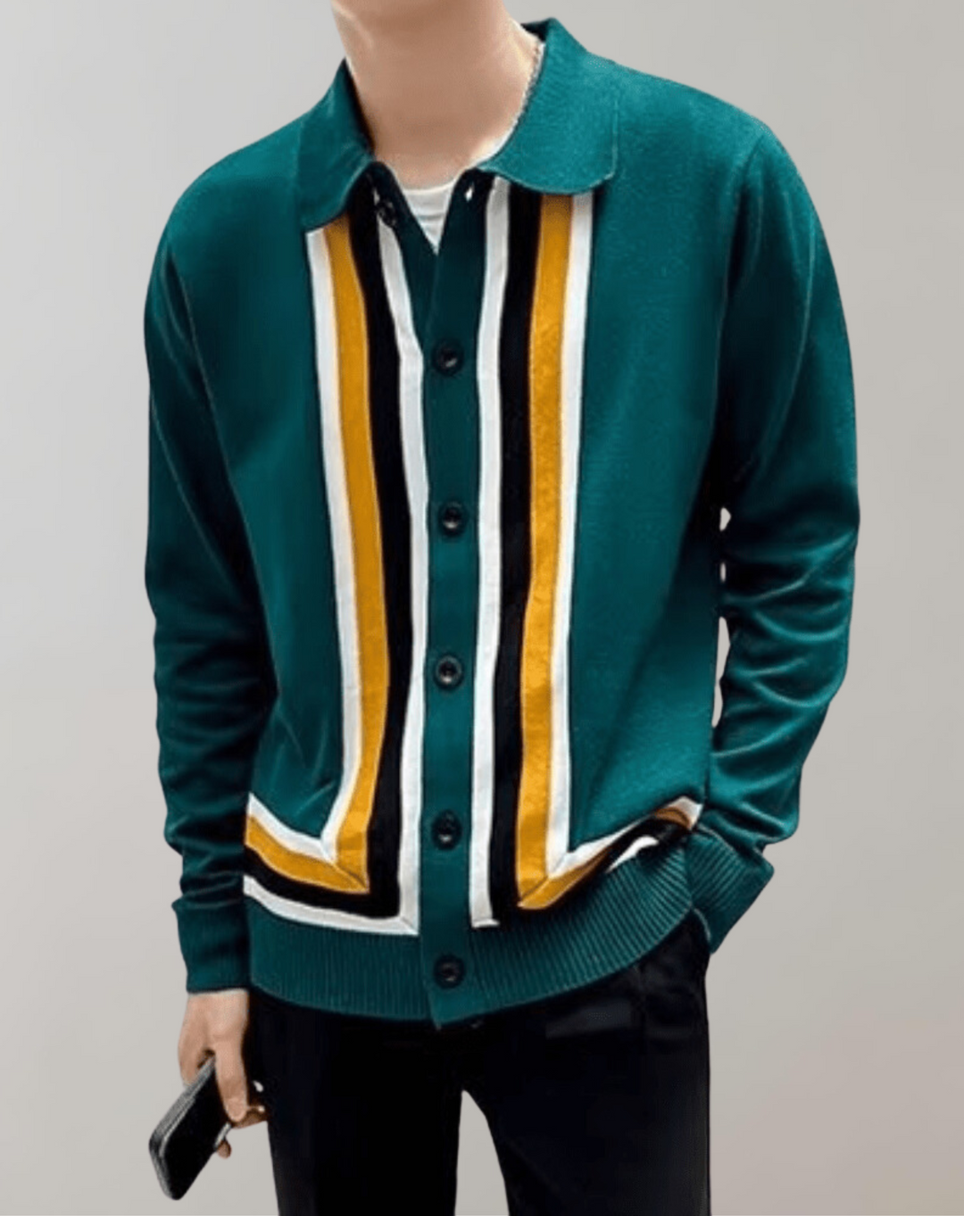 Drune | Weinlese Strickjacke