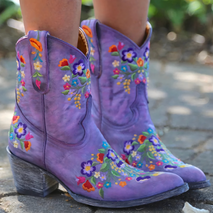 Drune | Wetterbeständige Vintage Cowgirl-Stiefel