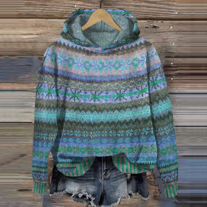 Drune | Norweger Pullover - Hoodie - Gefüttert