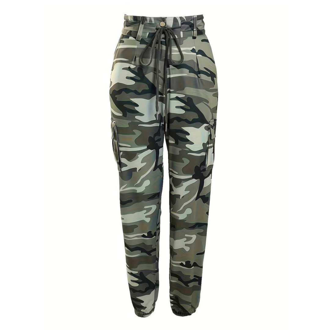 Drune | Damen Camouflage Hose