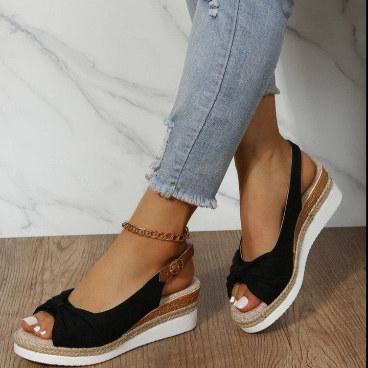 Drune | Orthopädische Peep-Toe Wedges