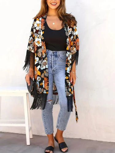 Drune | Moderne Boho Strickjacke