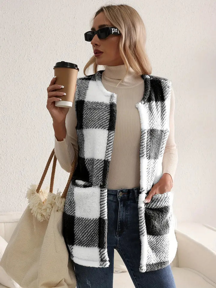 Drune | Sherpa Check Weste
