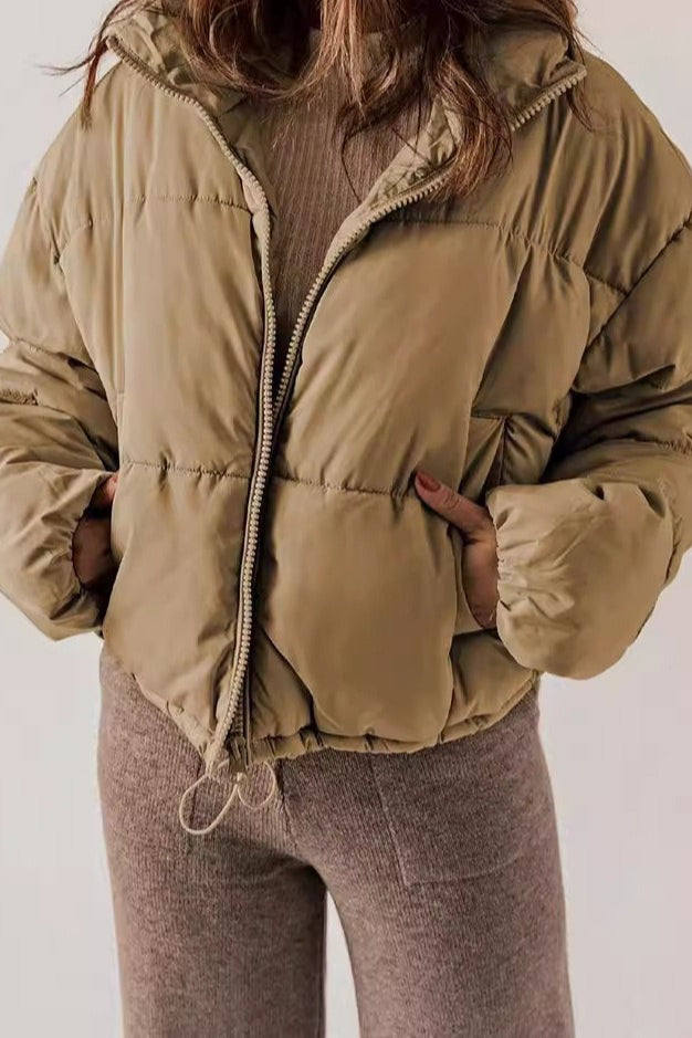 Drune | Schlichte gestepptes Puffer-Jacke