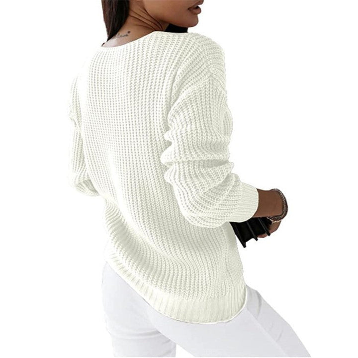 Drune | Strickpullover mit V-ausschnitt Weiche Acryl Klassisch und Komfortabel