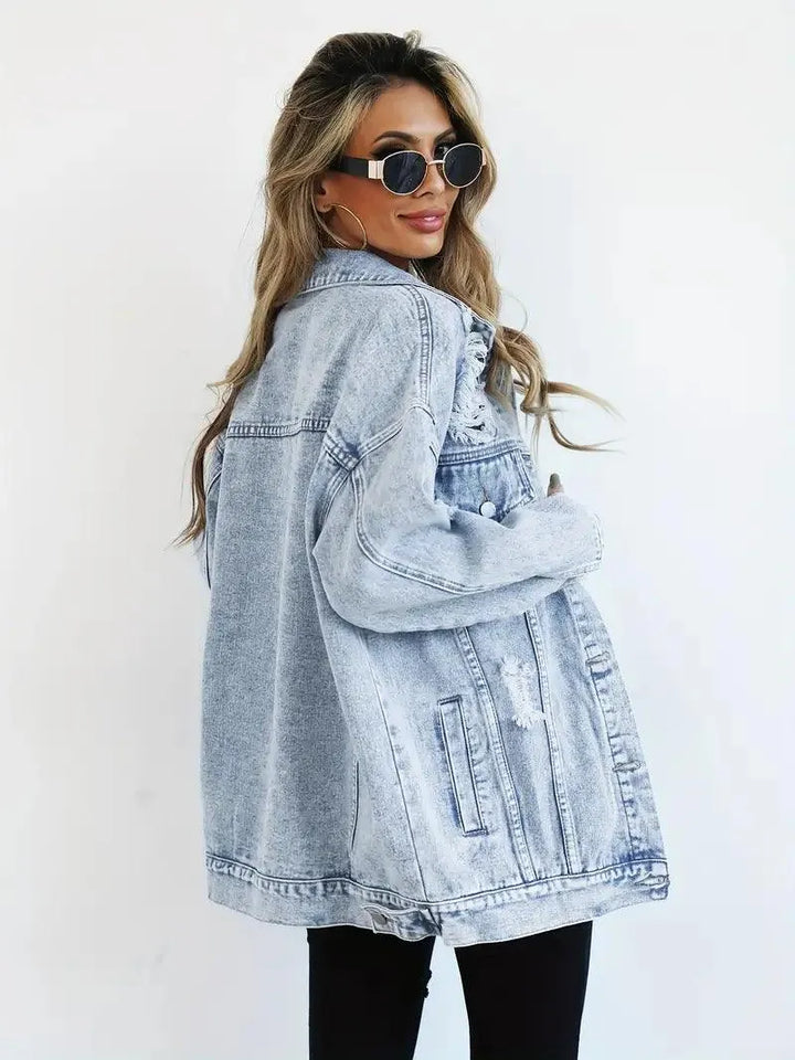 Drune | Oversized Jeansjacke für Damen