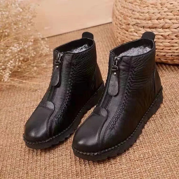 Drune | Damen Echtes Leder Rutschfeste Stiefeletten