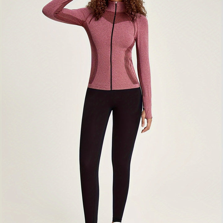 Drune | Sportliche Damenjacke Mit Streifendetail Und Langen Ärmeln