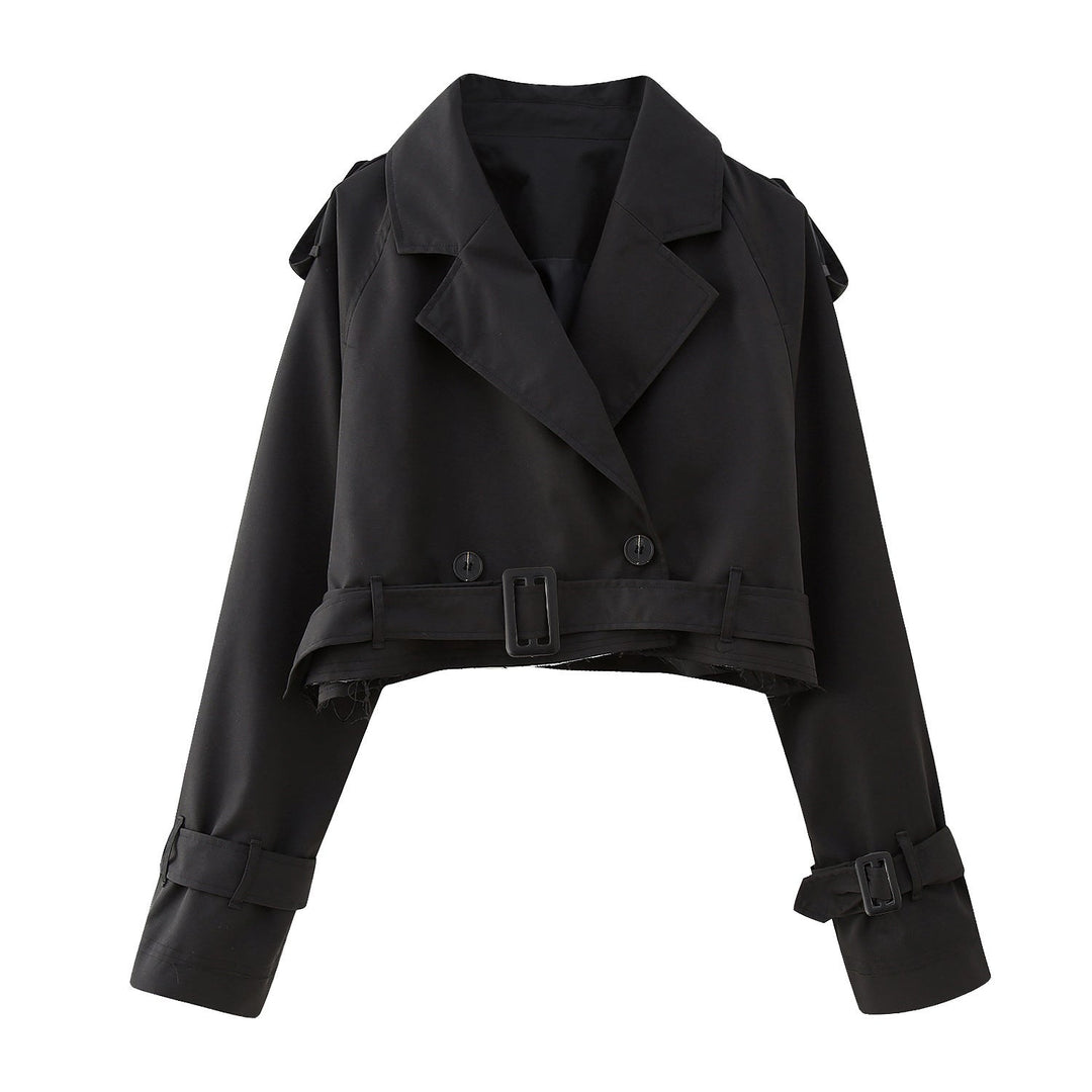 Drune | Kurzer Trenchcoat