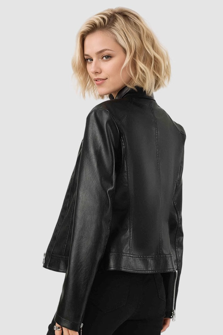 Drune | PU Biker Stil Jacke