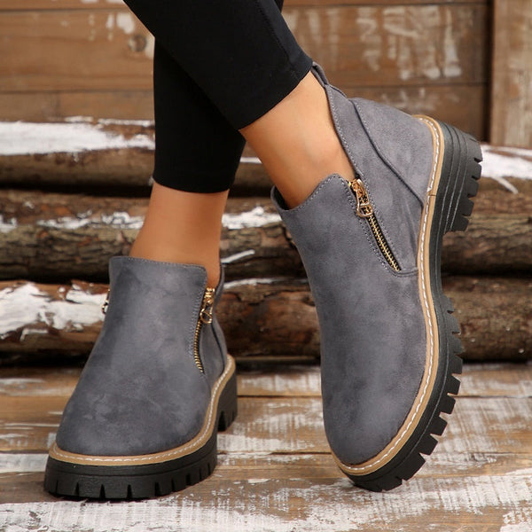 Drune | klassische Leder-Stiefeletten für Damen