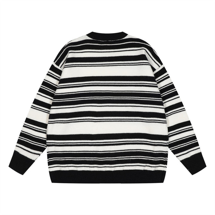 Drune | Herren gestreiftes Sweatshirt