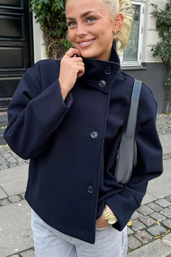 Drune | Wollmantel mit Reverskragen für Lässigen Chic