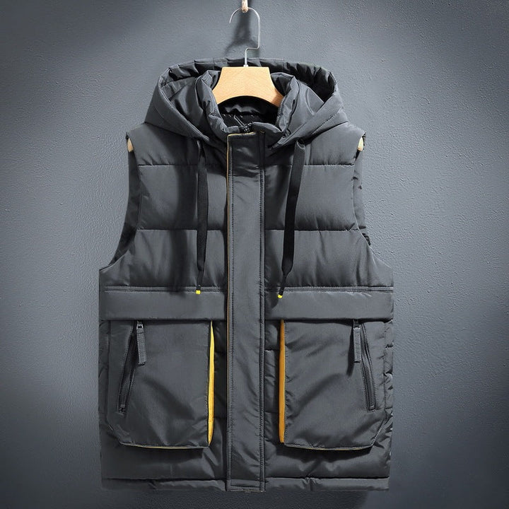 Drune | Bodywarmer mit Kapuze