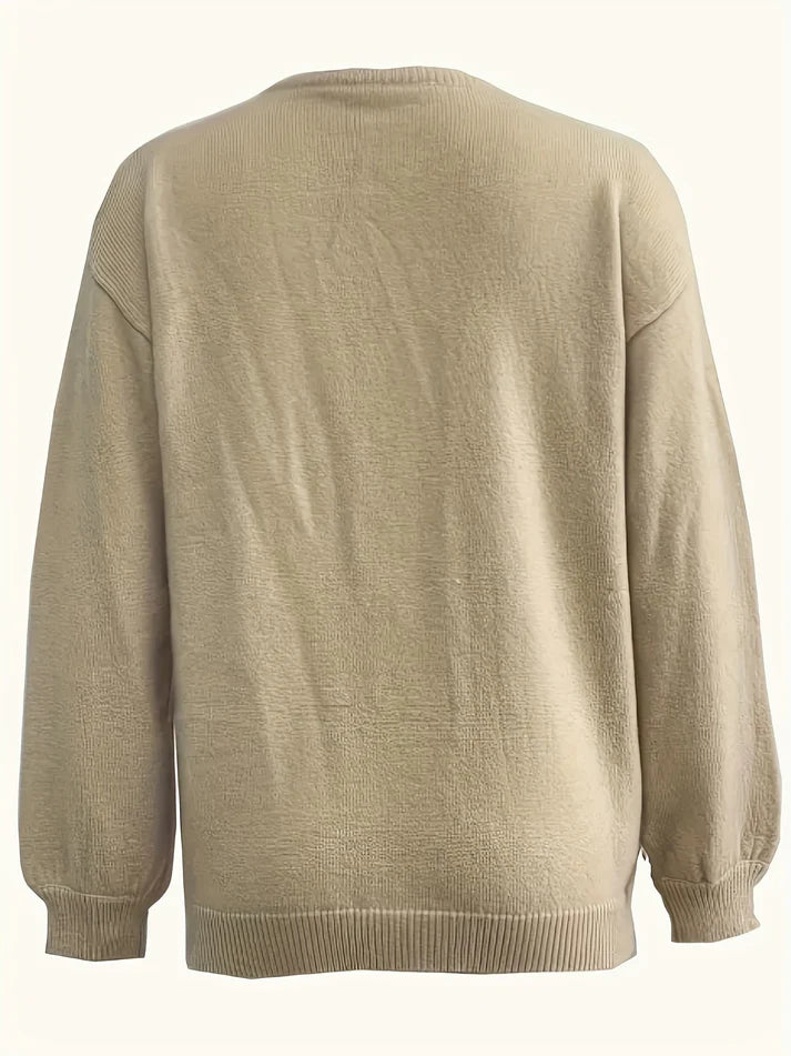 Drune | braune Damenstrickjacke