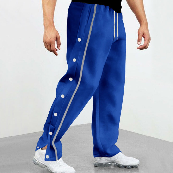 Drune | Gerade Sporthose mit Knöpfen