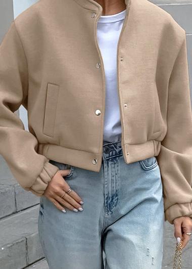 Drune | Luxuriöse Wollflugjacke - Khaki