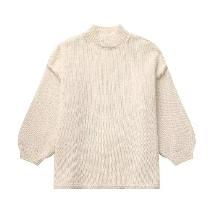 Drune | Strickrollkragenpullover mit voluminösen Statement-Ärmeln