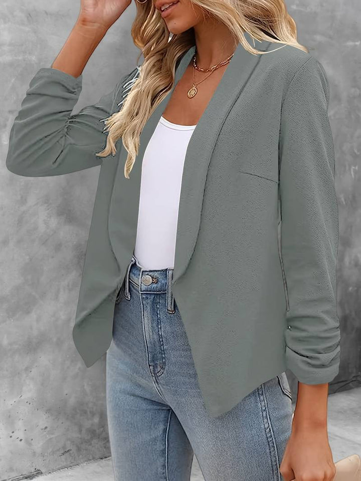 Drune | stilvoller blazer mit offener vorderseite
