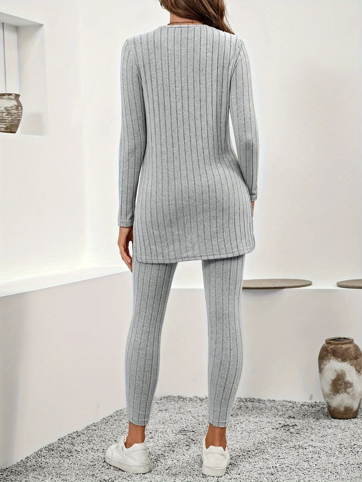 Drune | Gerippte Strickset