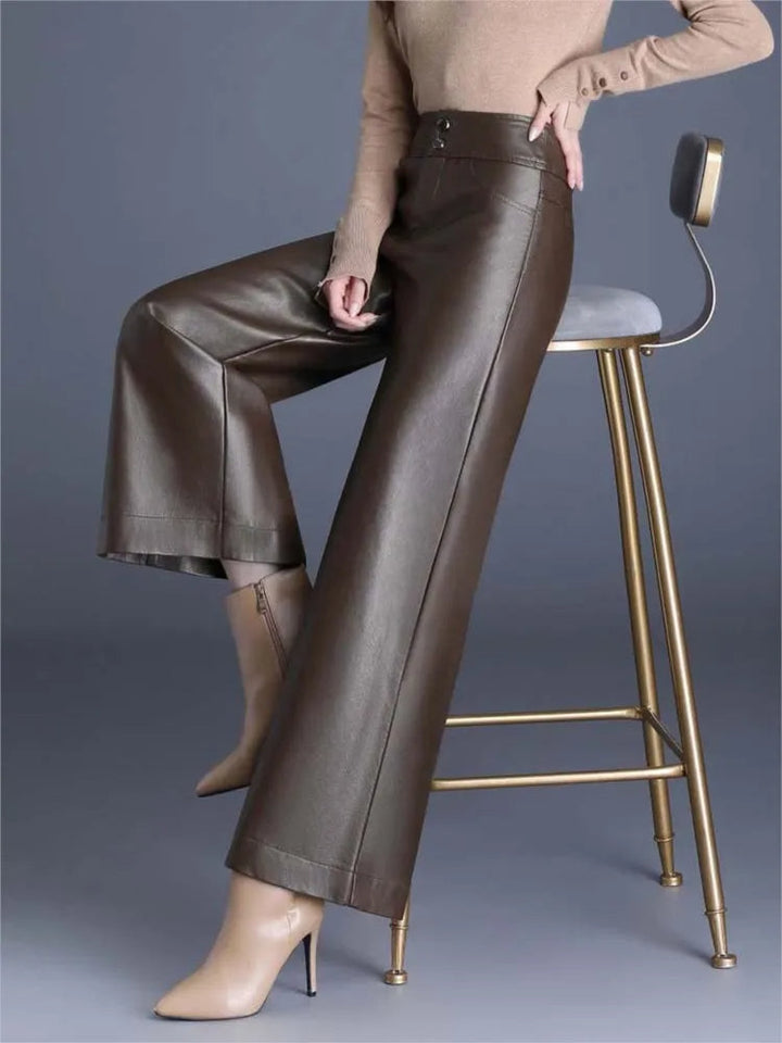 Drune | Weite Lederhose
