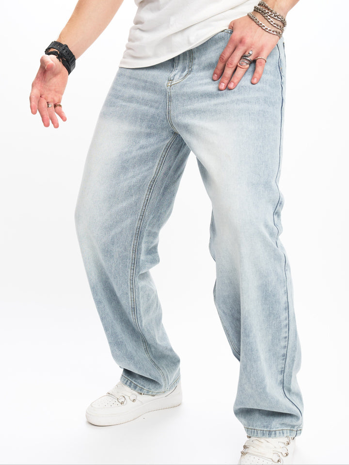 Drune | Bequeme Herrenjeans Mit Lockerer Passform