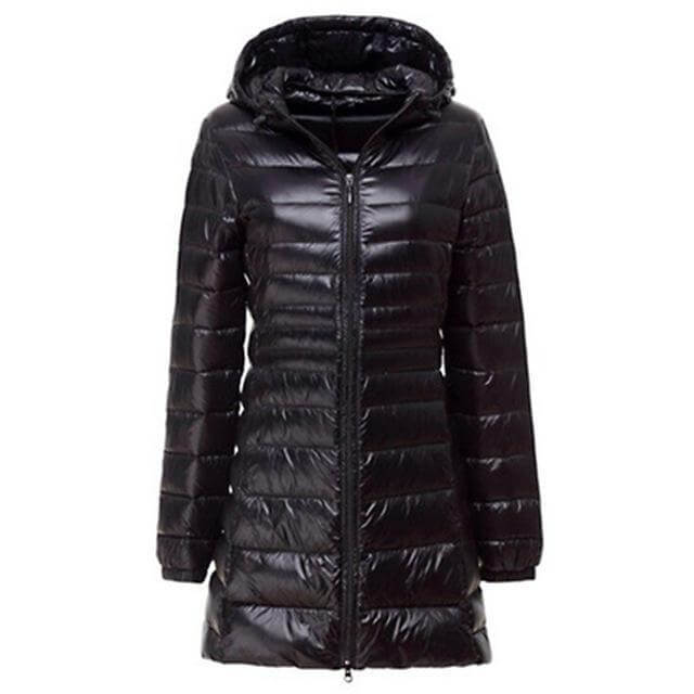 Drune | Damen Leichte Lange Daunenjacke