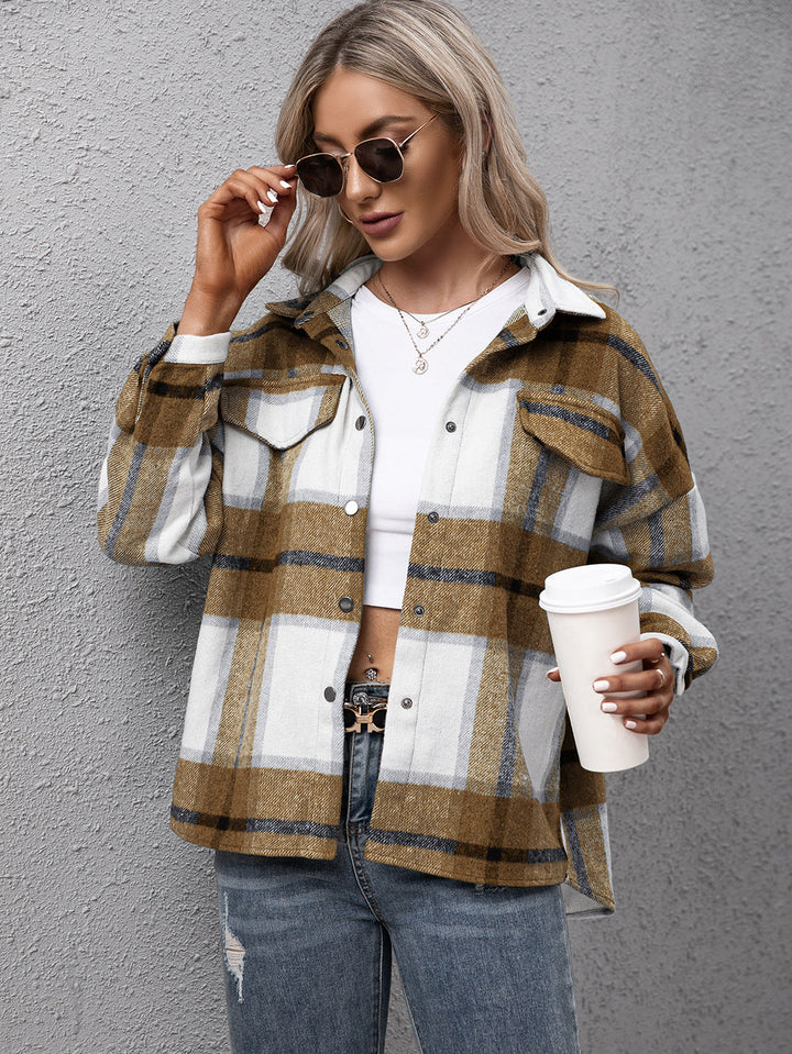 Drune | Karierter Langarmhemdjacke