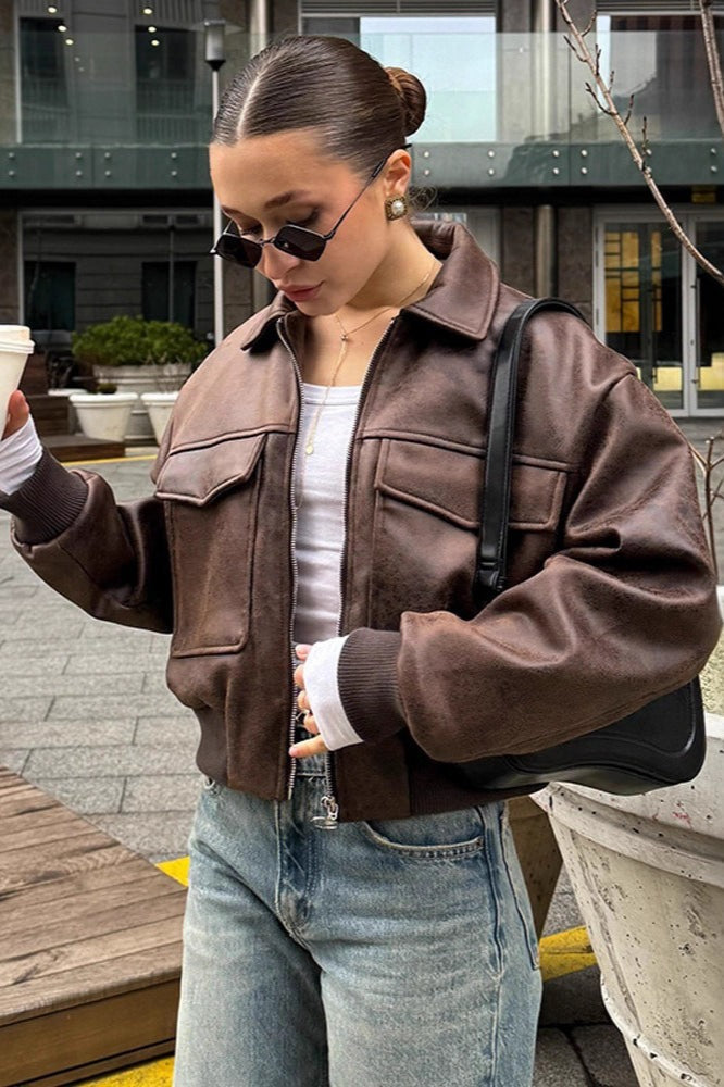 Drune | Linie Große Taschen Pilotjacke