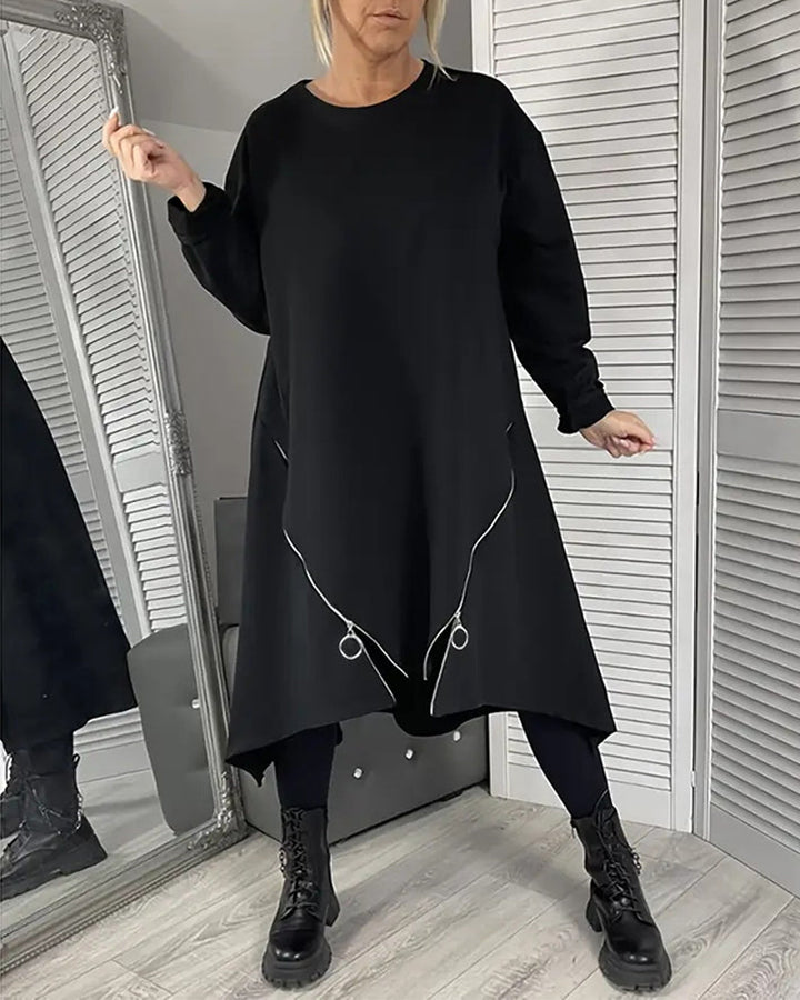 Drune | Übergröße Kleid mit Reißverschluss