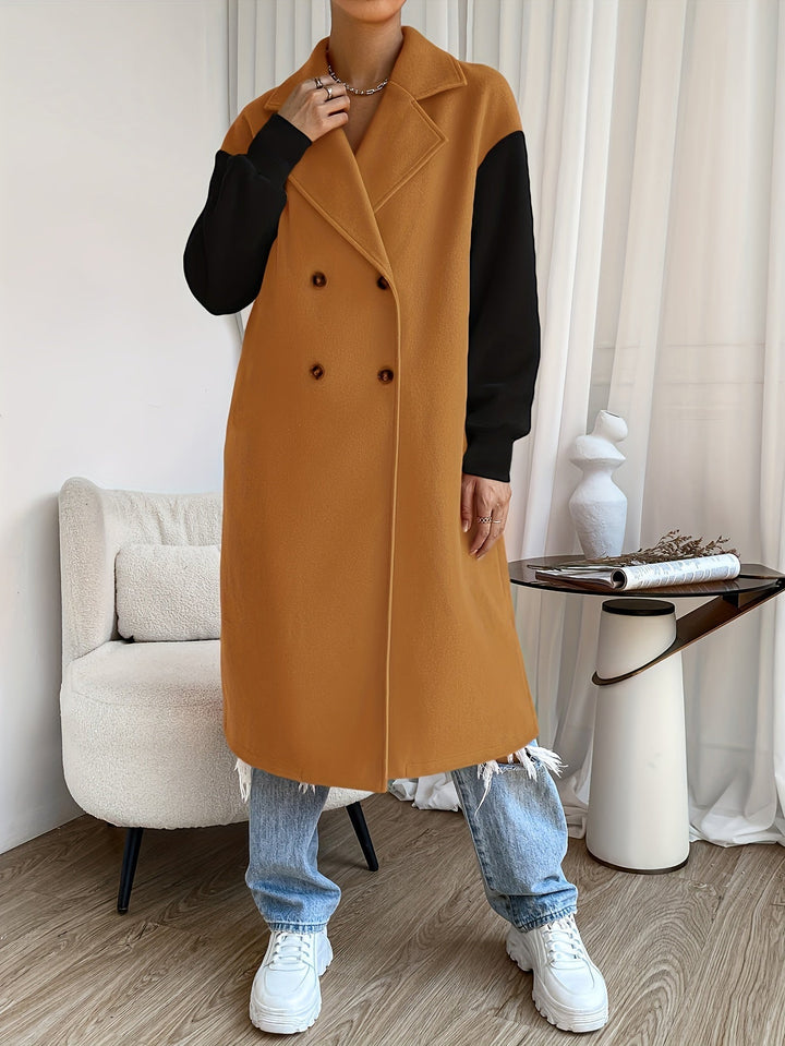 Drune | Trenchcoat mit Gürtel-Detail und mittellangem winddichtem Design für Damen - Ideal für Herbst