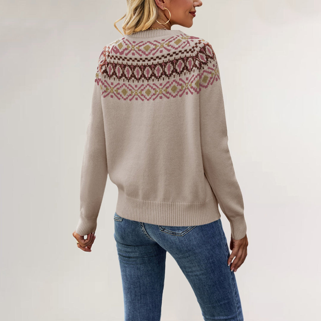 Drune | Weinlese Strickpullover