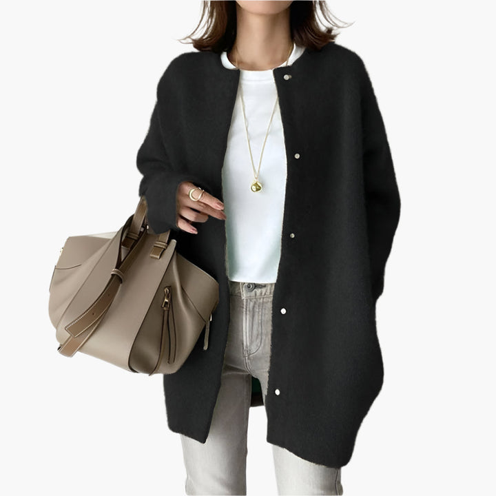 Drune | Strickjacke im Oversize-Look - Modischer Casual Cardigan für Alltag und Büro
