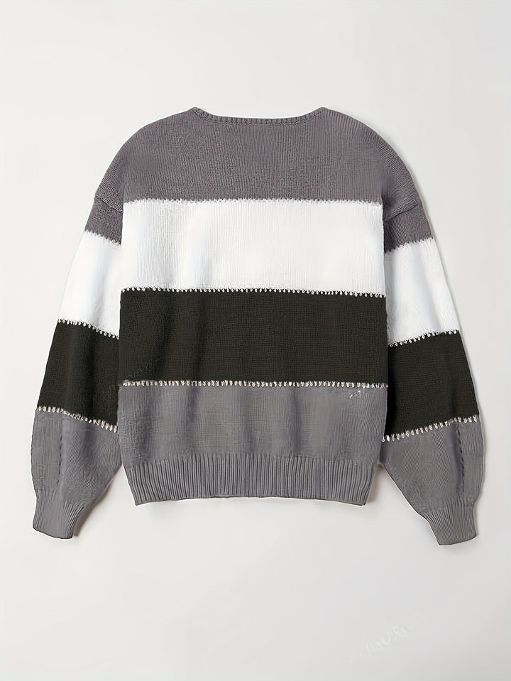 Drune | Farbblock Pullover