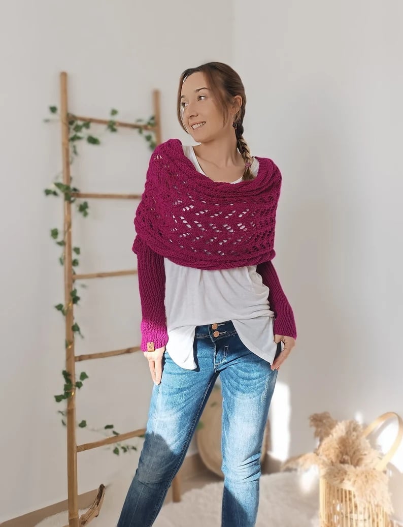 Drune | Bequemer Strickschal