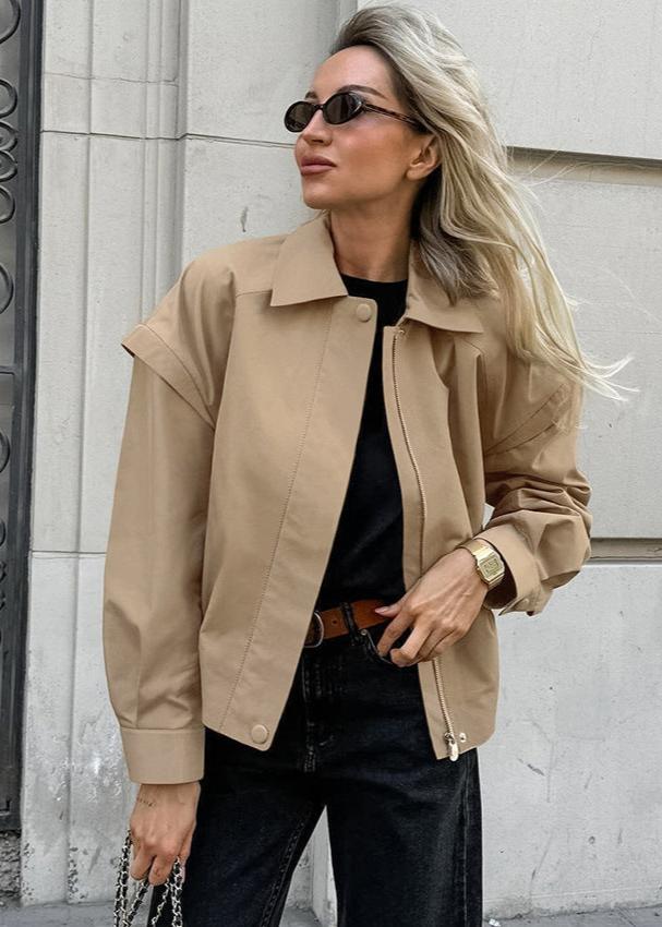 Drune | Französische Revers Bomberjacke – Müheloser Stil für jeden Tag
