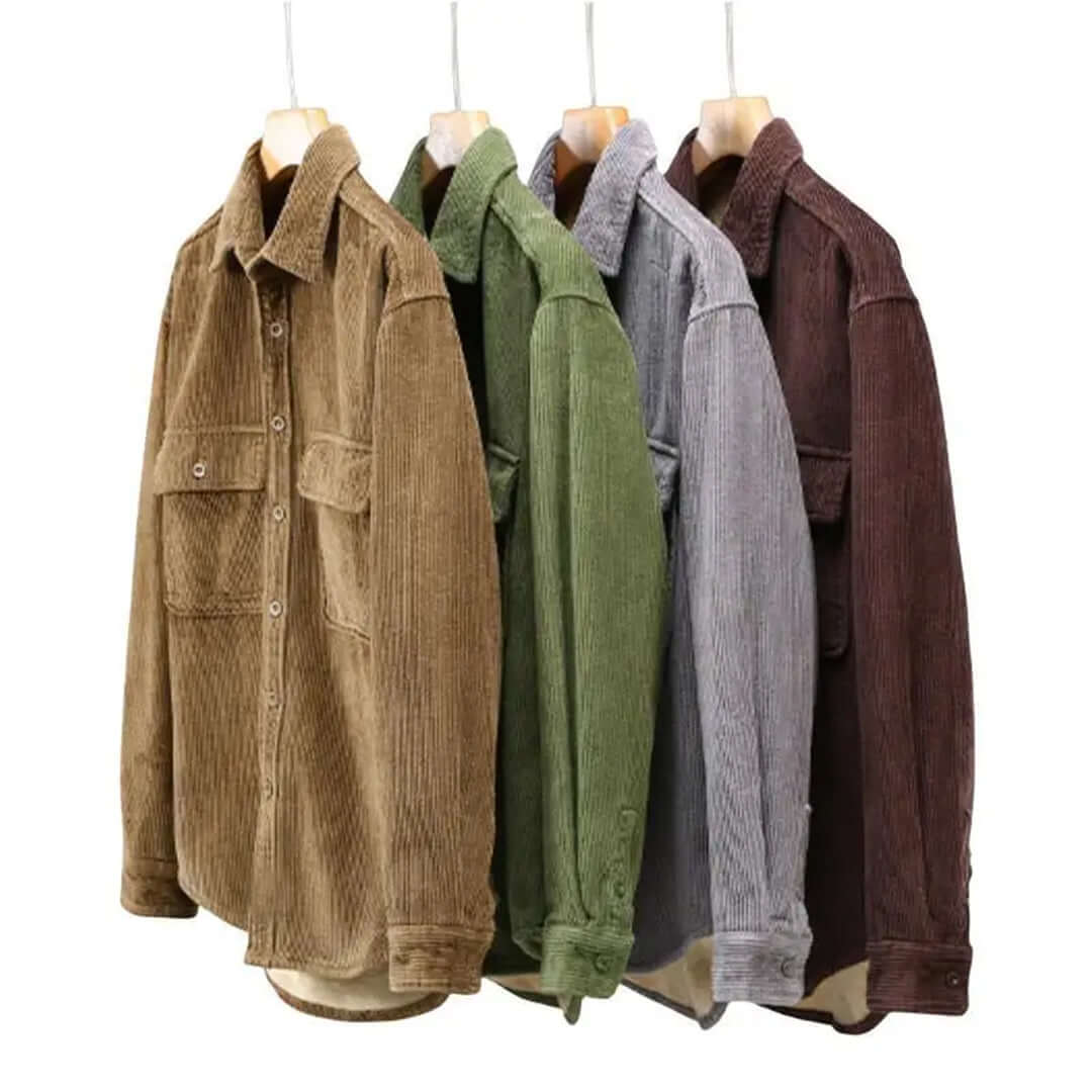 Drune | Herren Cordura-Lammfelljacke