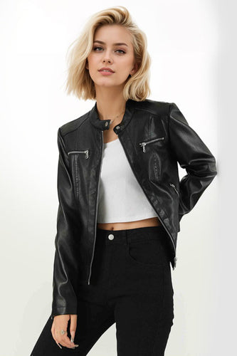 Drune | PU Biker Stil Jacke