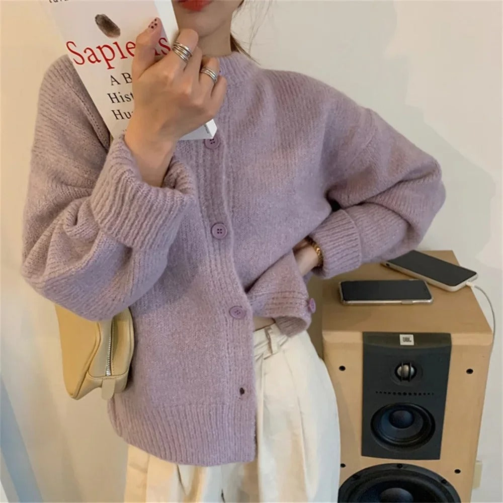 Drune | Cozy casual knit cardigan sweater