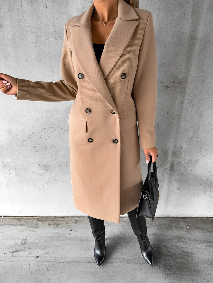 Drune | Damen Doppelreihiger Mantel