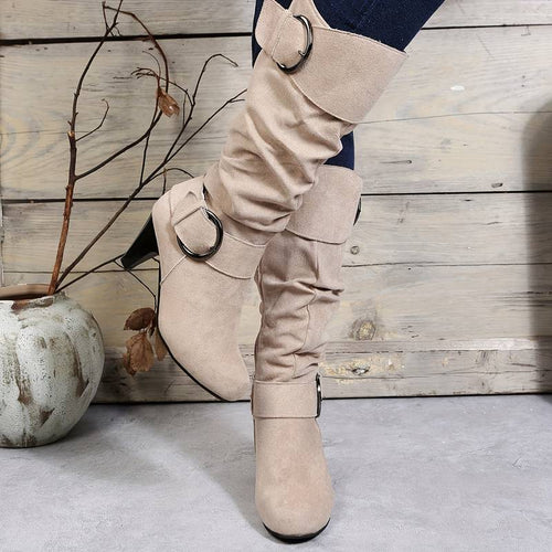 Drune | Wildlederstiefel Mit Schnalle