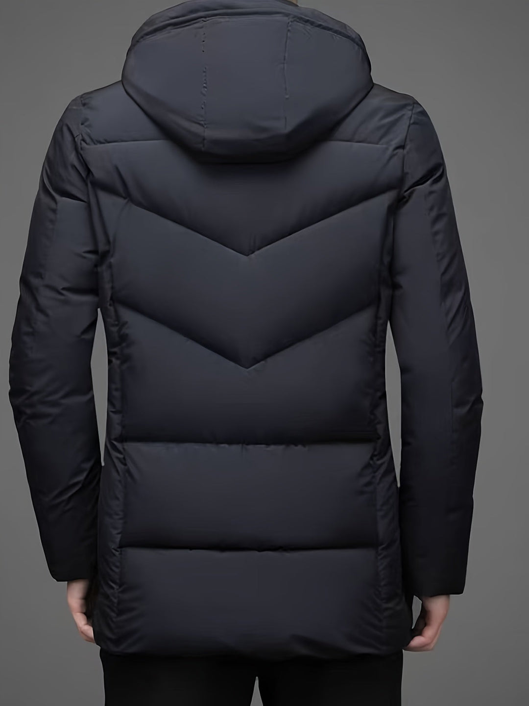 Drune | Warme Pufferjacke mit Kapuze Polyester Stil und Schutz