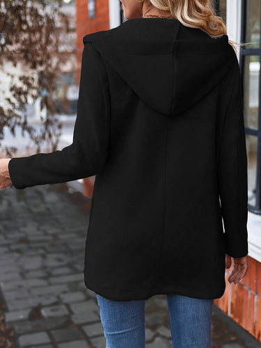 Drune | Reißverschlussjacke mit Kapuze Polyester/baumwolle Lässig und Komfortabel