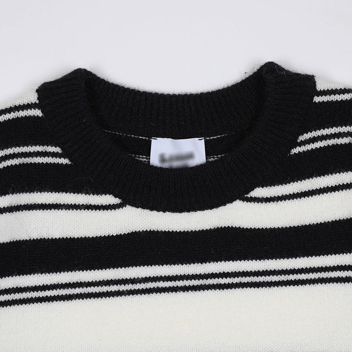 Drune | Herren gestreiftes Sweatshirt