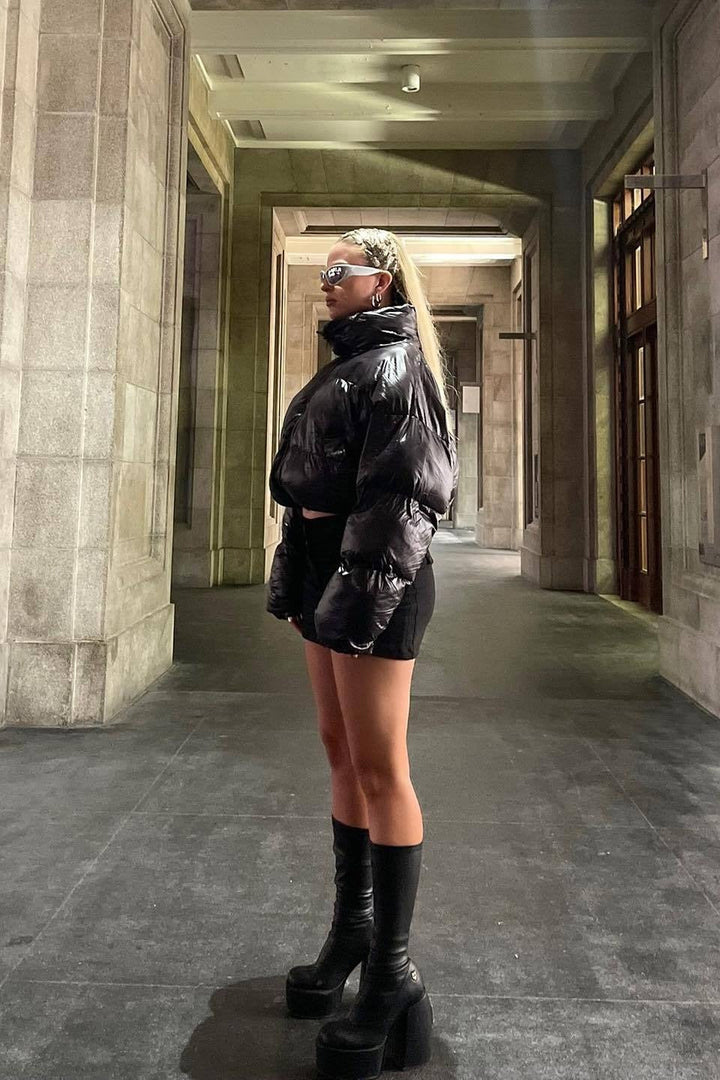 Drune | Isolierte Crop Pufferjacke