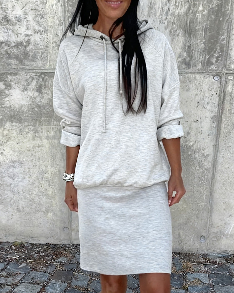 Drune | Kapuzen Sweatshirtkleid