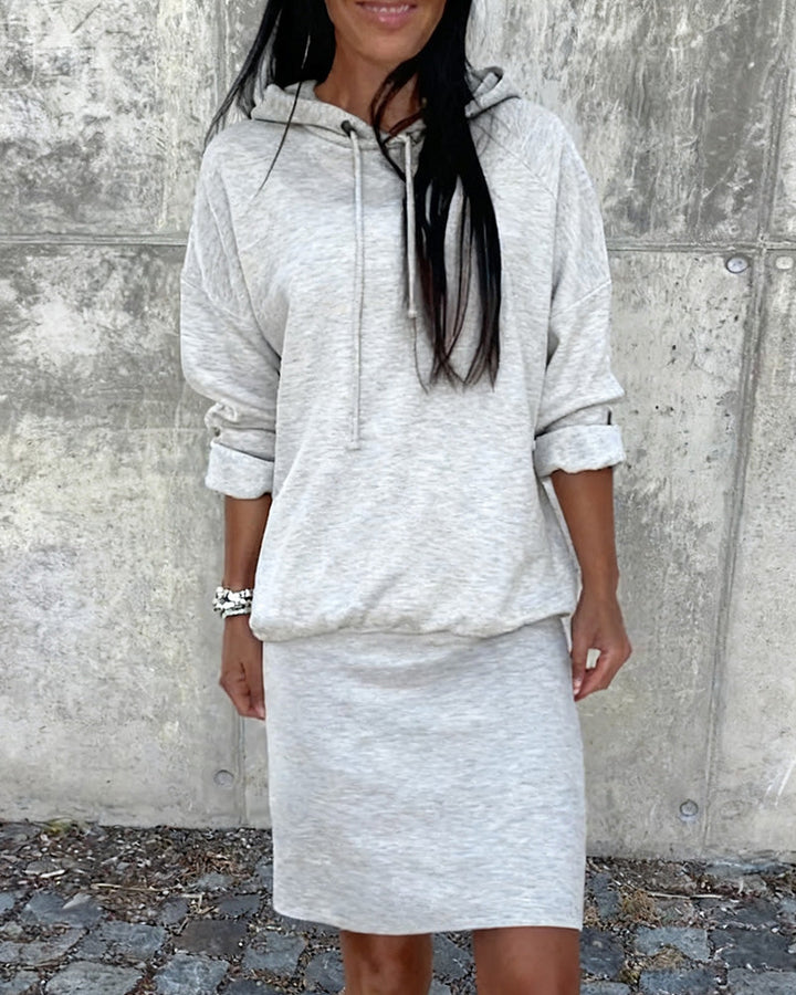 Drune | Kapuzen Sweatshirtkleid